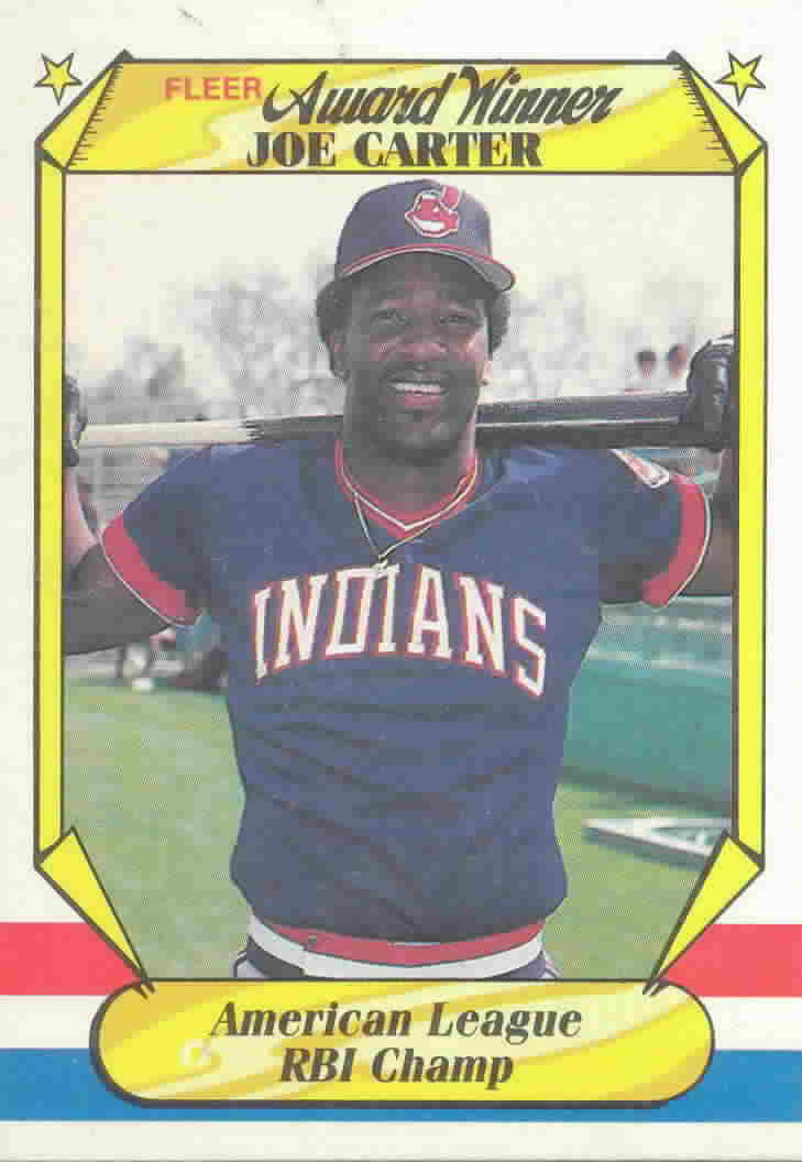 1987 Fleer Award Winners Baseball Cards
